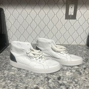 Adidas women’s White and Black Sneakers